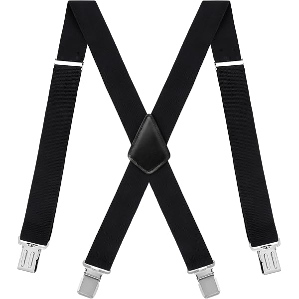 Amazon.com: WOXVM Mens Suspenders Adjustable Braces with 4 Strong
